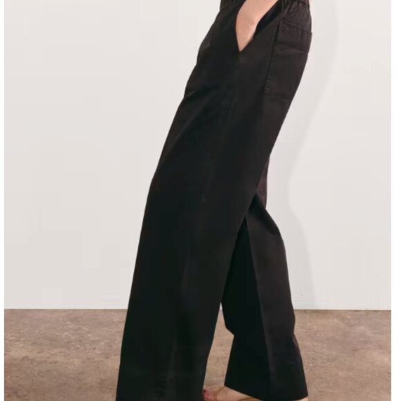 NWT Everlane The Easy Pant Pull On Black Size Medium - Picture 12 of 13